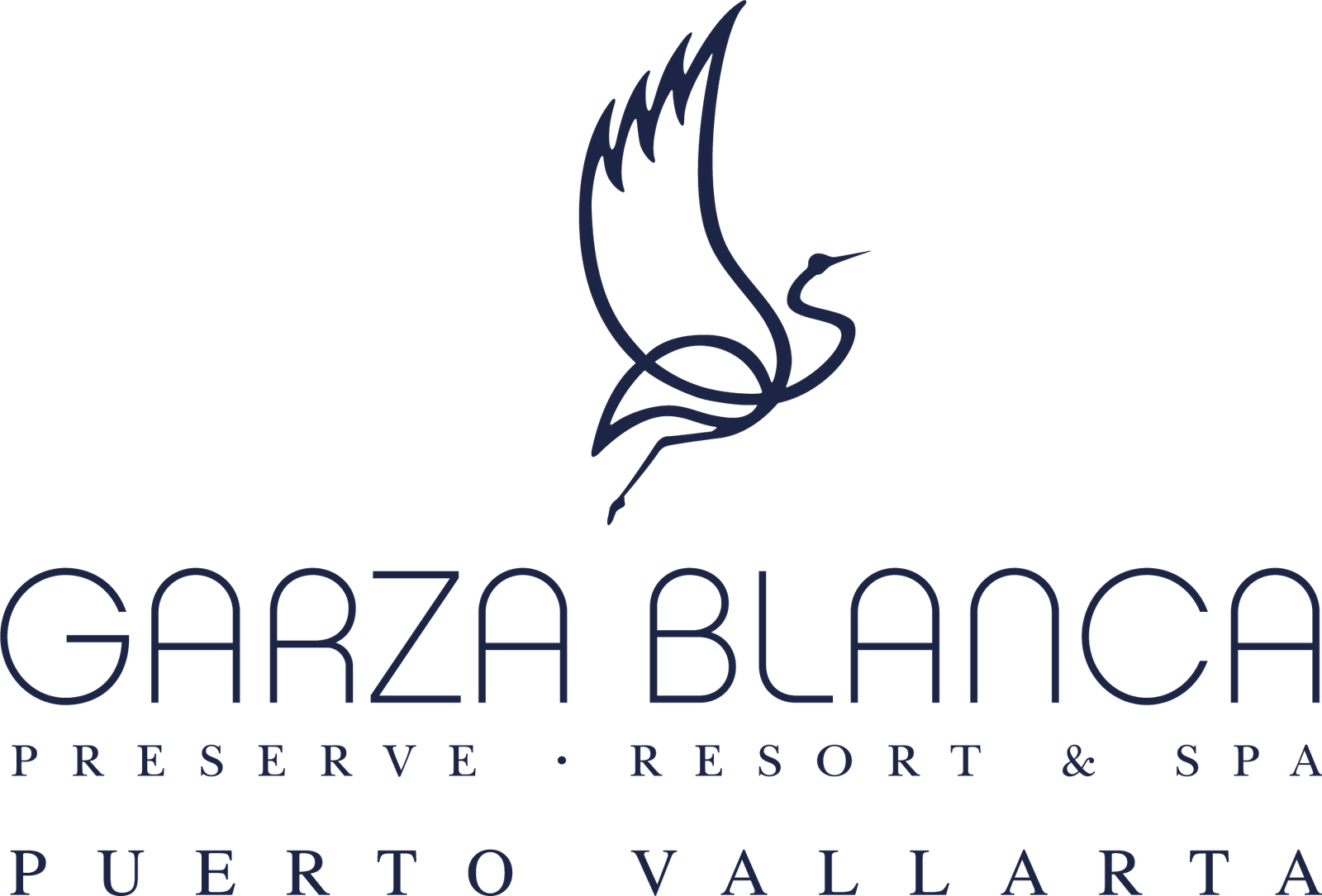 logo garza blanca puerto vallarta